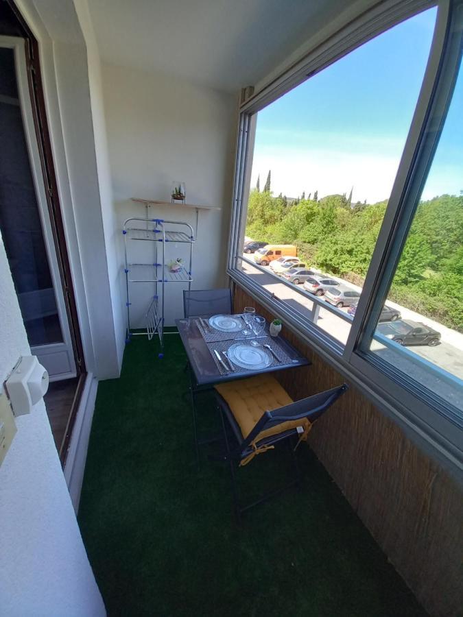 Studio Balcon Proche Hypercentre De Narbonne Buitenkant foto